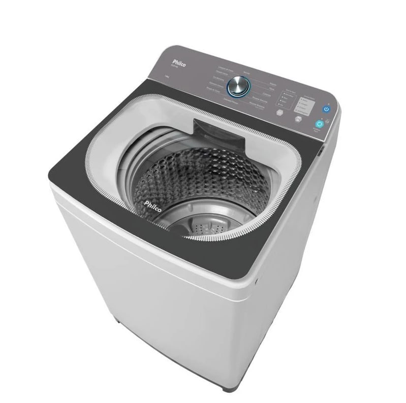 Máquina de Lavar Philco Plr14a 14kg 12 Tipos de Lavagem Branca