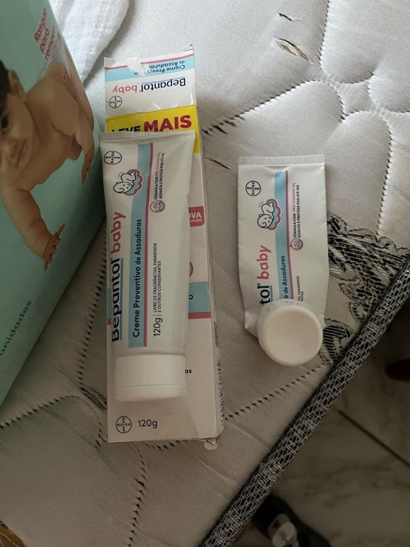 Bepantol Baby Pomada Assadura Bebe, Creme Preventivo de Assaduras, Hipoalergênica, 120g