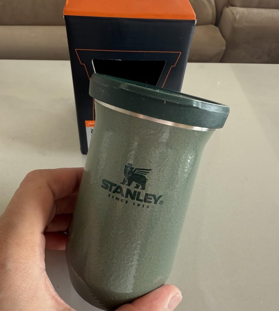 Stanley - Cuia Térmica para Mate, 200ml, Mantém as Bebidas Quentes, Aço Inoxidável, Laváve...