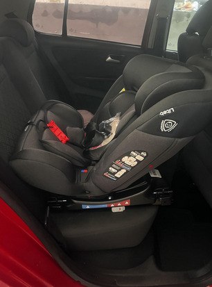 Cadeira para Auto 0-36Kg Isofix Litet All Stages Fix 2.0 Preta e Cinza - BB452