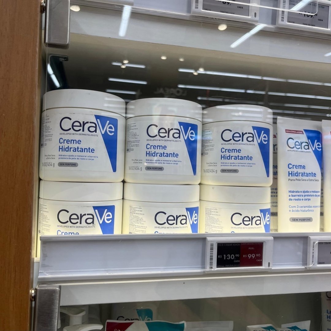 Creme Hidratante Corporal e facial para Pele Seca a Extra Seca Sem Perfume 454g CeraVe