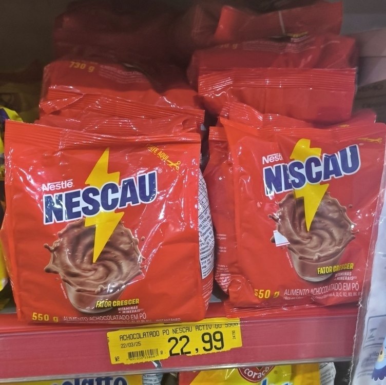 Achocolatado em Pó Nescau 550G
