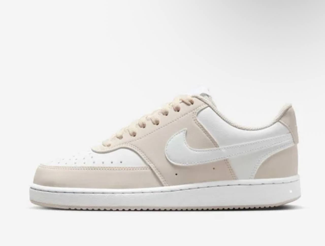 Tênis Nike Court Vision Low Feminino - Bege+Branco