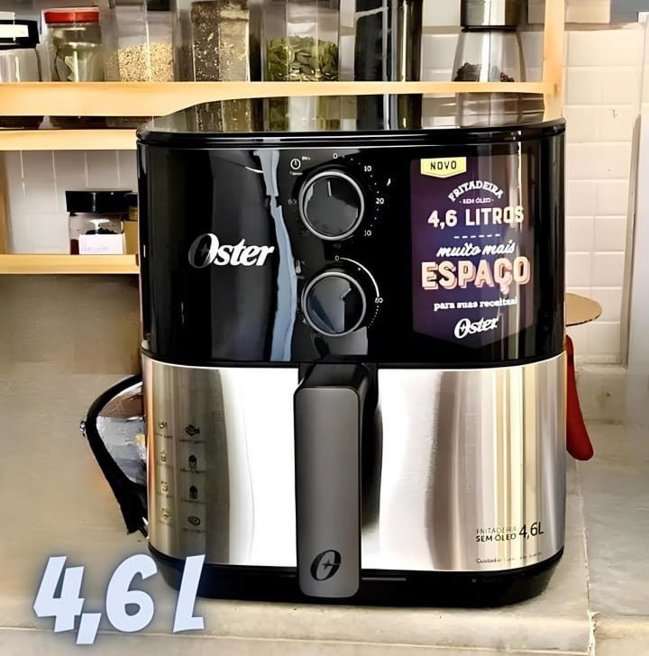 Fritadeira Sem Óleo Oster 127V - OFRT520, PRETO