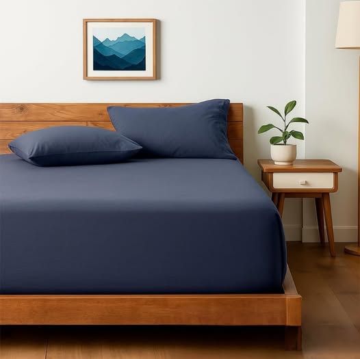 🤓Decolab Jogo de Lençol Malha 100% Algodão Extra Macio - Roupa De Cama Antiácaro, Inclui ...