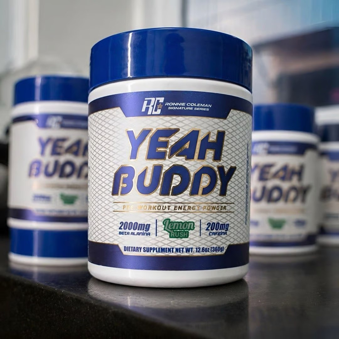 Pré Treino Yeah Buddy Ronnie Coleman 360g Lemon Rush Limon Rush
