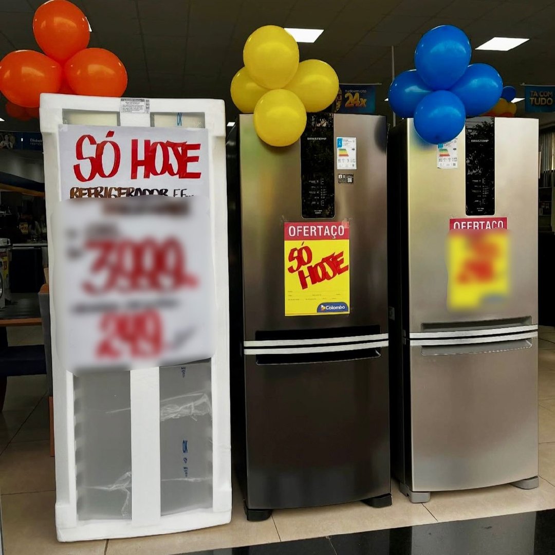 Refrigerador Brastemp 447 Litros Frost Free Inverse Black Inox BRE57FE – 127 Volts