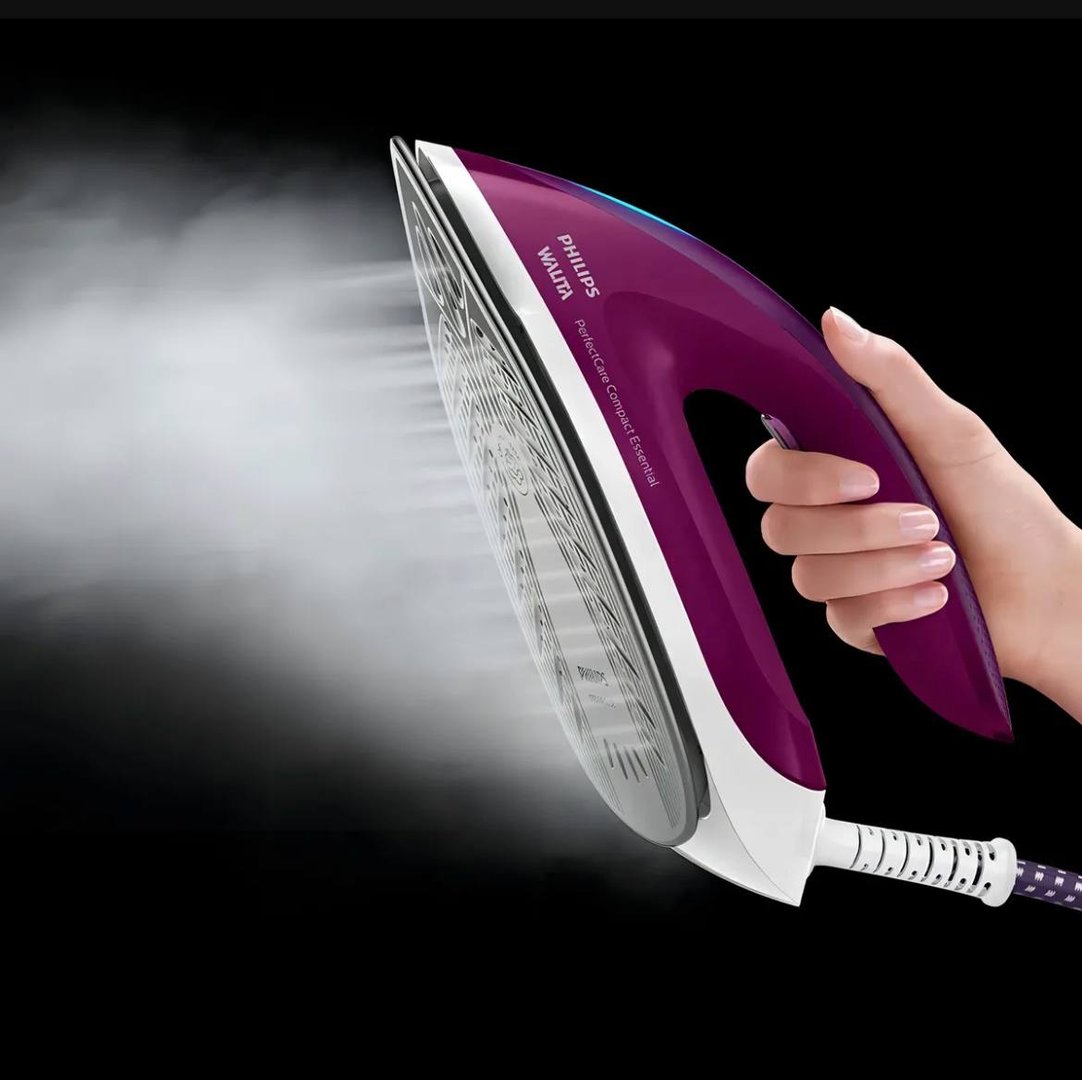 Ferro De Passar Perfectcare Philips Walita Gc6842 1800w Cor Roxo 127v