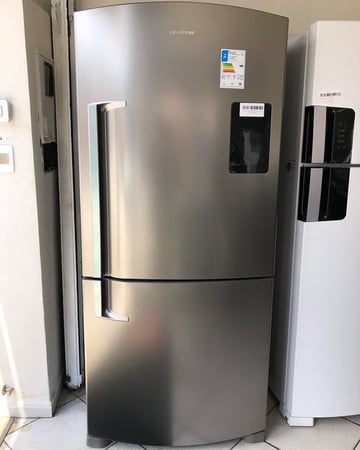 Geladeira Brastemp Frost Free Inverse 588L Painel Touch Smart Bar Inox - 110v/220v