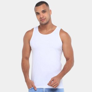 Kit 3 Regata Hering Básicas Masculina - Tam. P ao GG