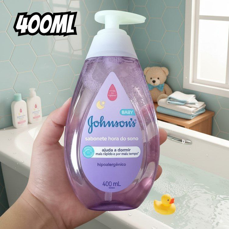 Johnson's Baby Sabonete Líquido Relaxante Hora do Sono, 400ml