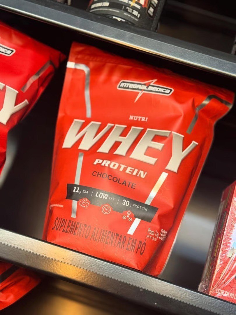 Integralmedica - Hipercalórico - Nutri Whey Protein Baunilha - Pouch 900g - Fonte de Prote...