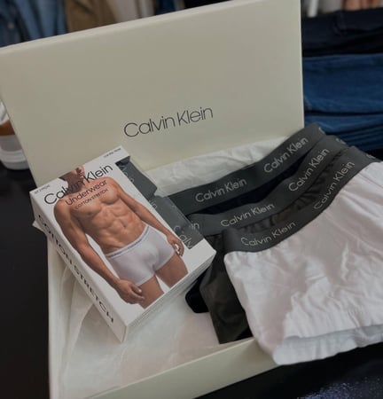 Kit 4 Cuecas Masculina Low Rise Trunk Algodão Calvin Klein