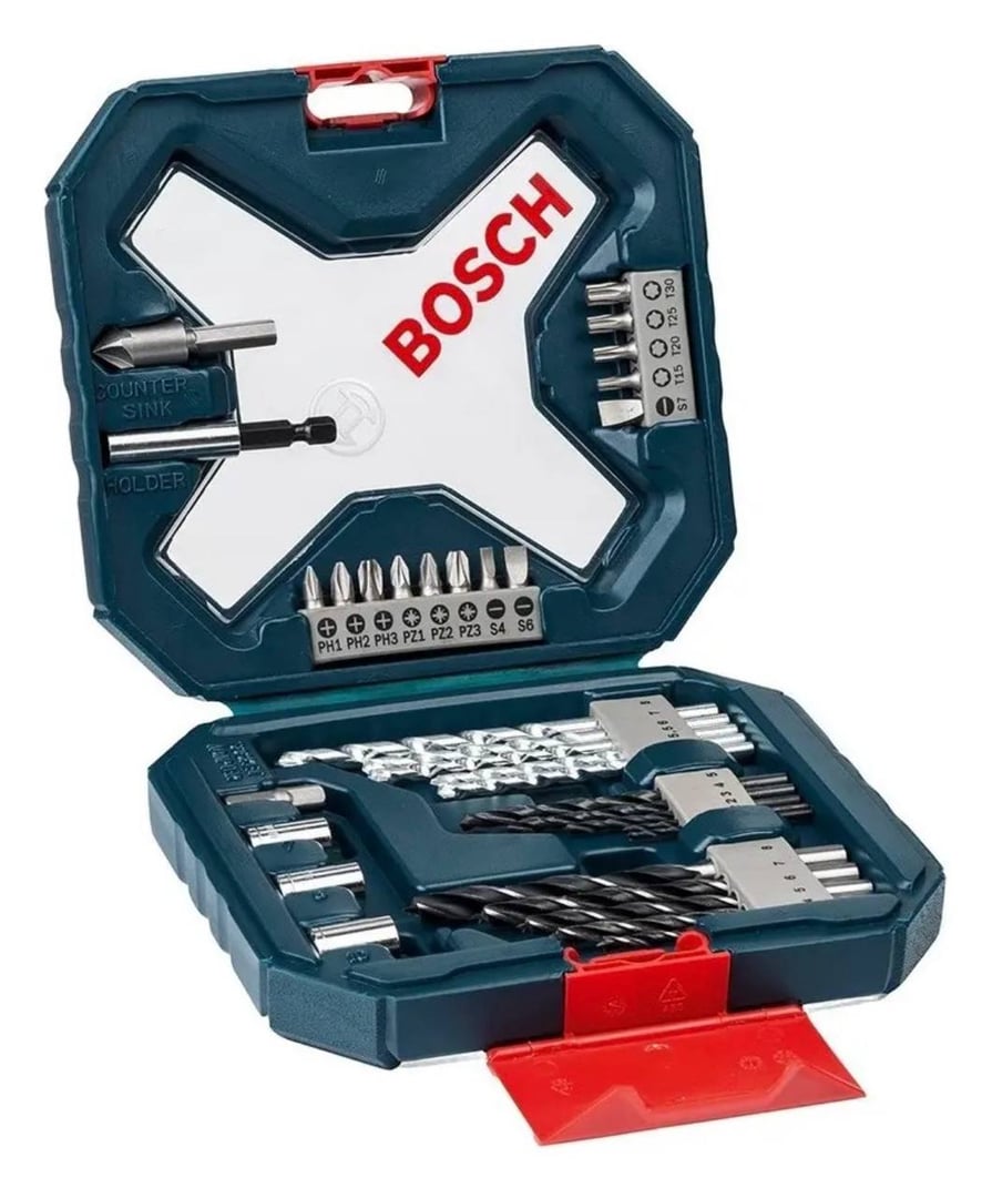 Conjunto De Pontas De Aparafusamento E Perfuração Bosch De 34 Peças
