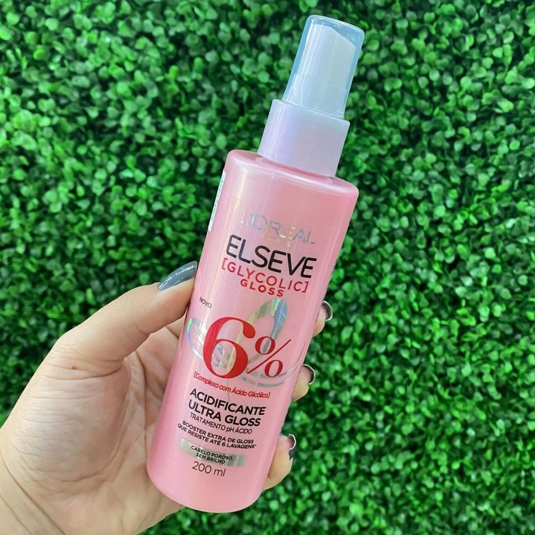 L'Oréal Paris Elseve Glycolic Gloss Acidificante Capilar Ultra Gloss com Ácido Glicólico, ...