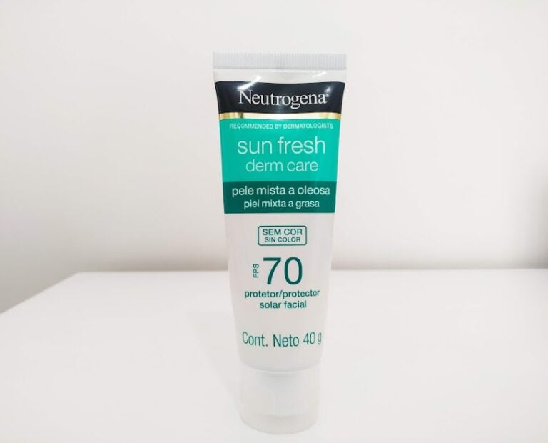 Review do Protetor Solar da Neutrogena Derm Care FPS70