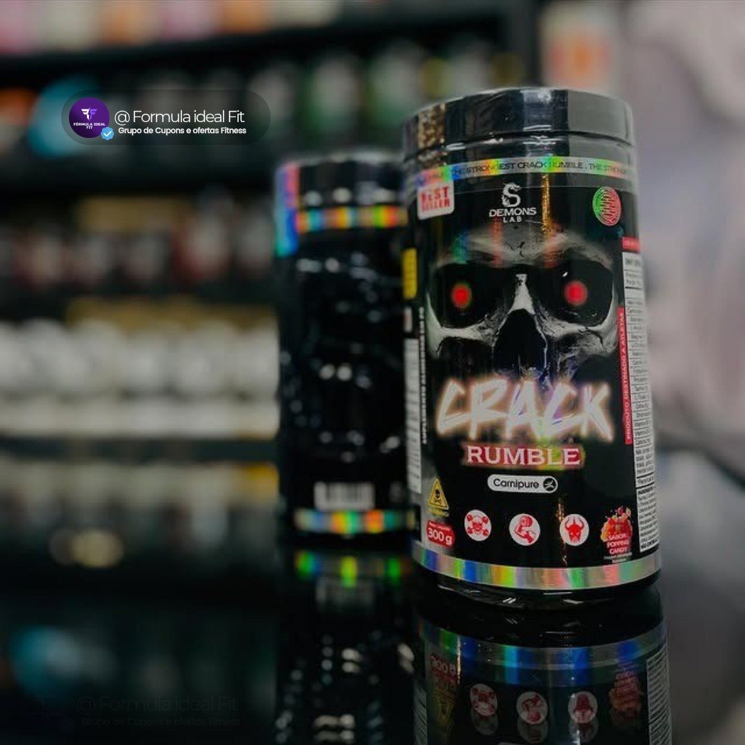 Pré Treino Crack 300g - Demons Lab Sabor Yellow Madness Yellow Madness