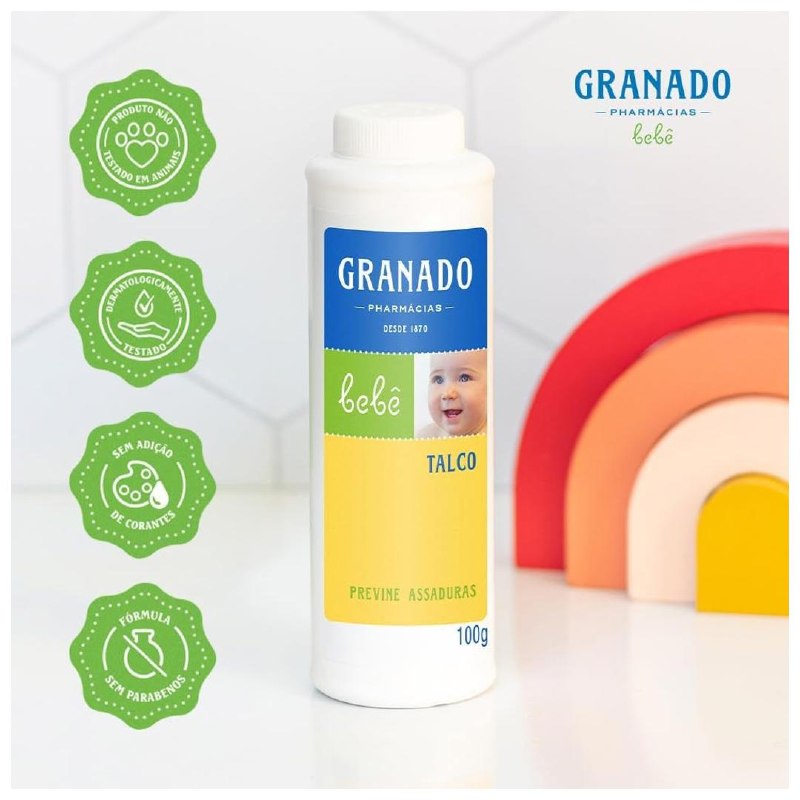 Granado Talco Infantil Bebê, 100g