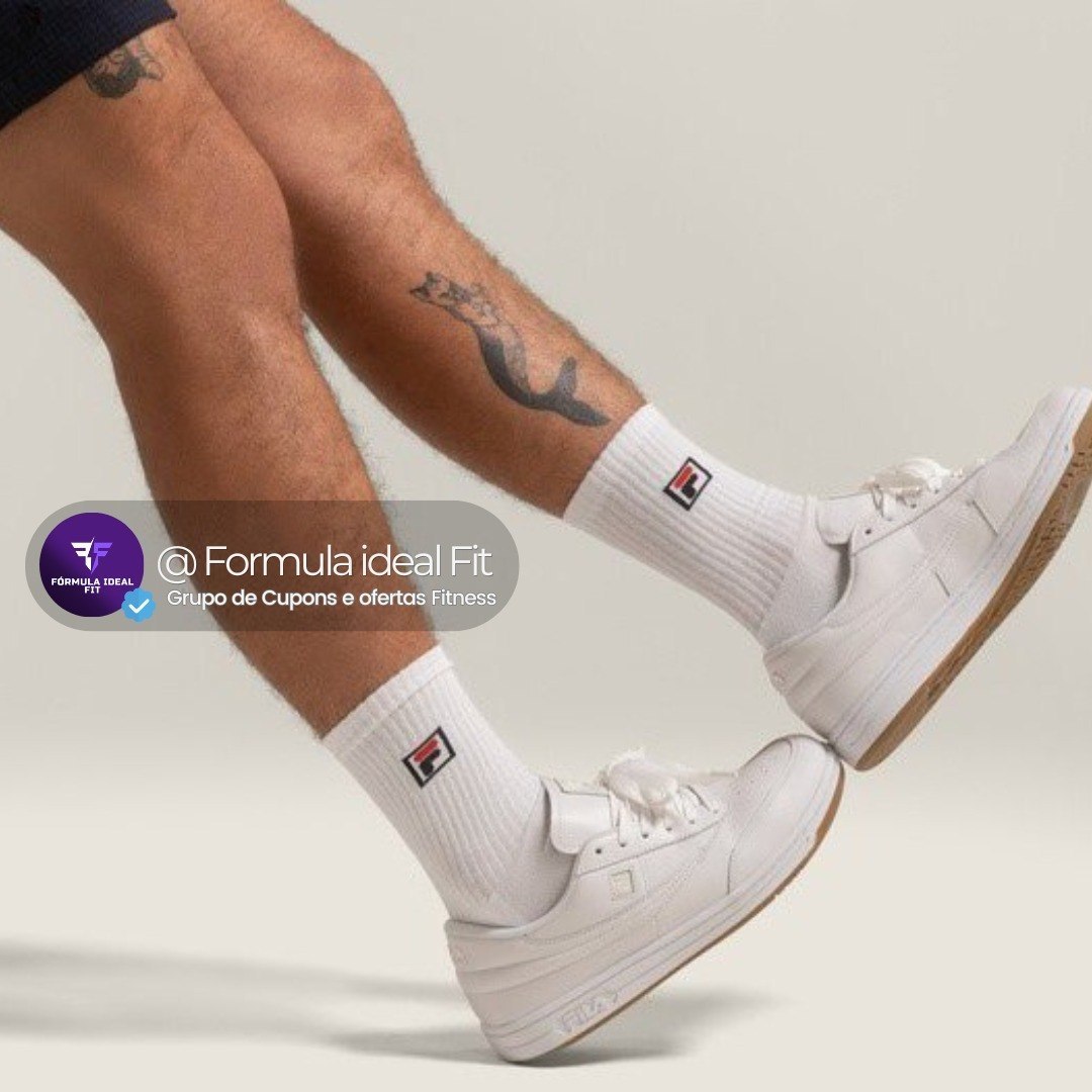 Kit 3 Pares de Meia Fila Fbox Cano Alto