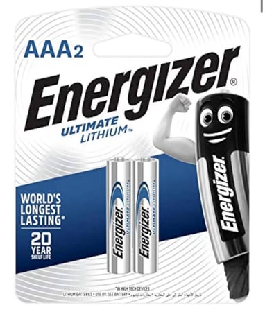 Oferta: Pilha Lithium Energizer AAA2