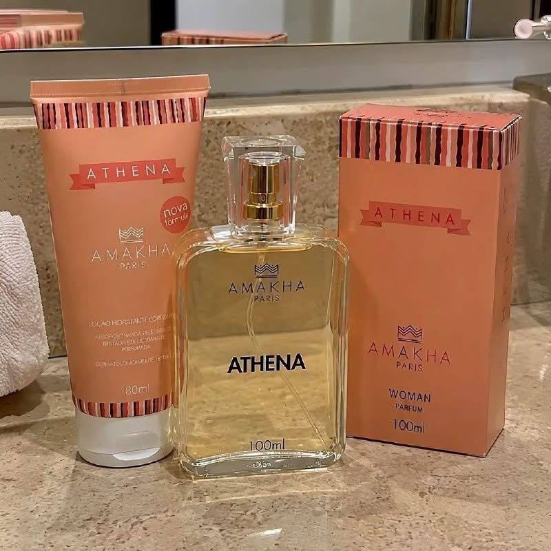 Kit Essencial Athena - Perfume Feminino 100ml + Hidratante