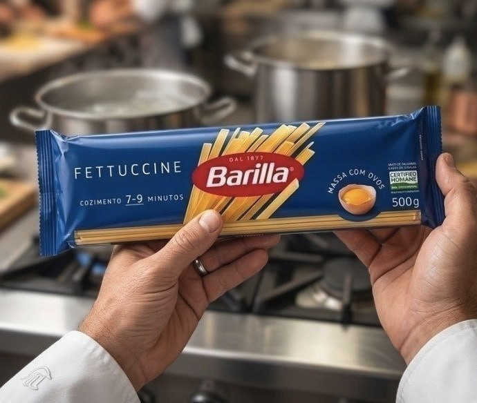 Barilla Fettuccine - Macarrão com Ovos, 500g