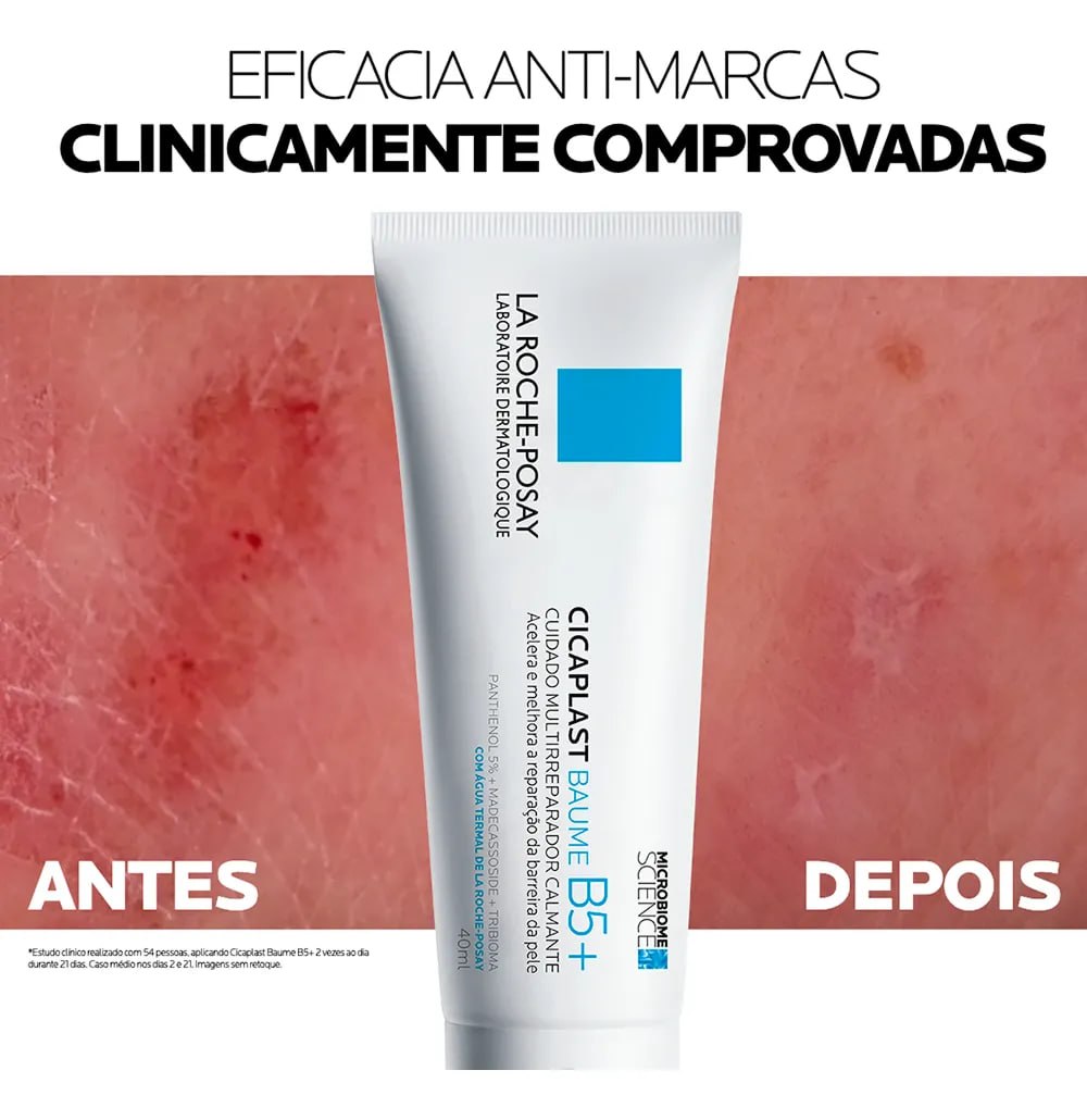 Creme Multirreparador Calmante Cicaplast Baume B5+ Para Todos Os Tipos De Pele Com 40ml La...
