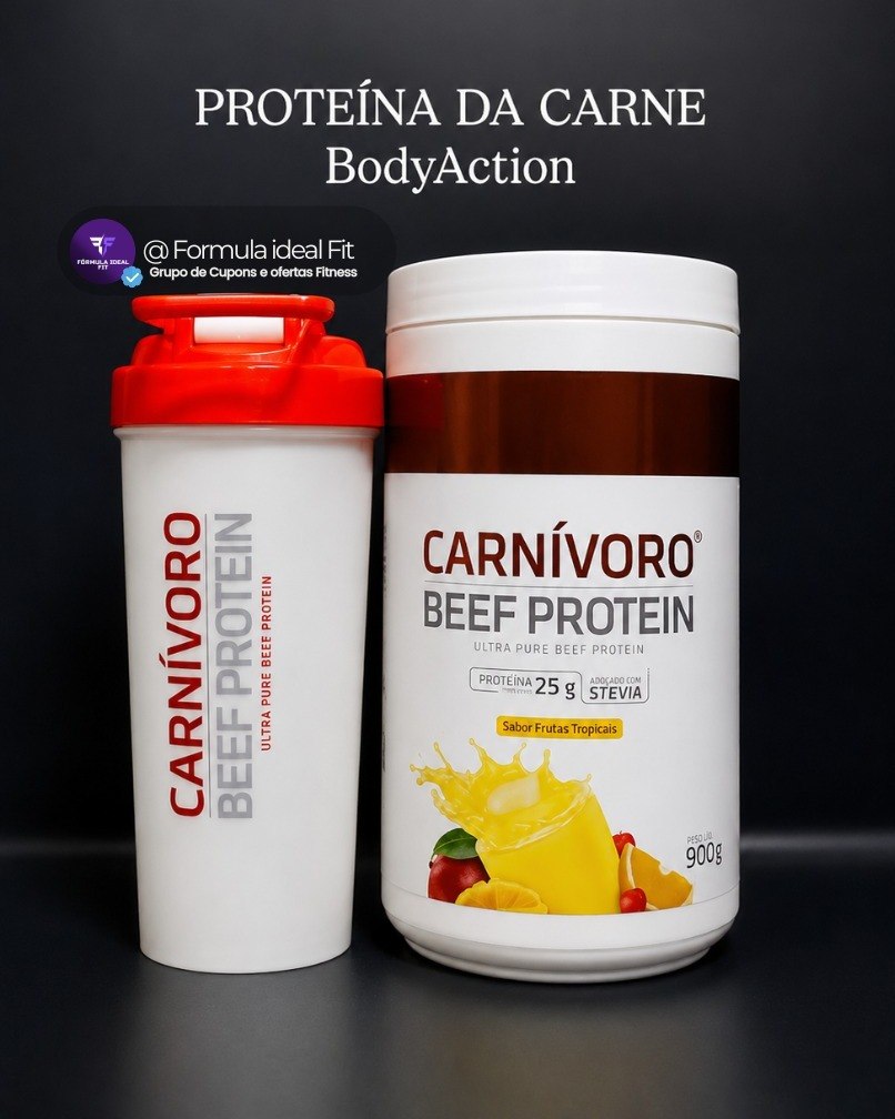 Carnivoro Beef Protein Bodyaction 900g Chocolate