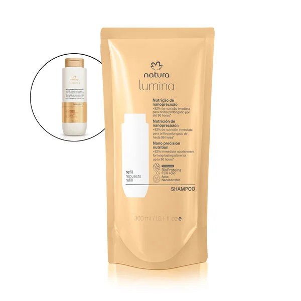 Refil Shampoo Lumina Nutrição de Nanoprecisão