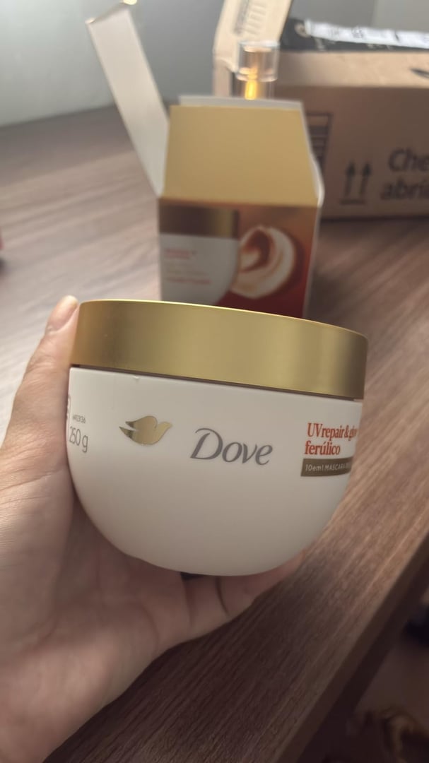 Dove Máscara de Resgate Intenso 10 em 1 UV Repair & Glow + Ferúlico 250g