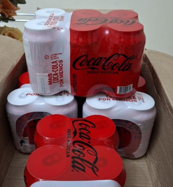 Pack de Coca-Cola sem Açúcar 350Ml 6 unidades
