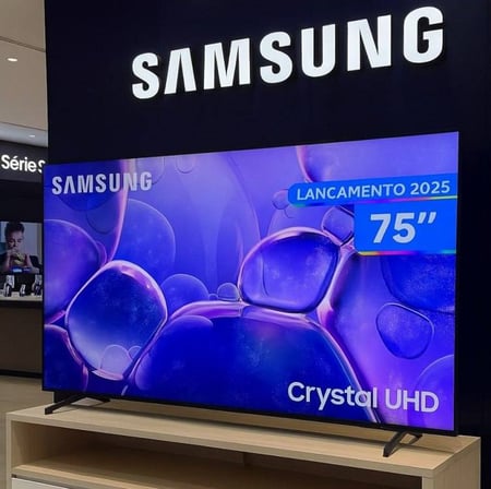 Smart Tv U8100f Crystal 75 Uhd 4k 2025 Preto Bivolt Samsung