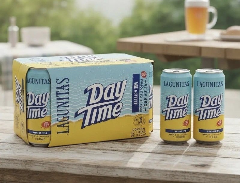 Lagunitas Day Time Cerveja Session IPA, Pack 12 Latas 350ml
