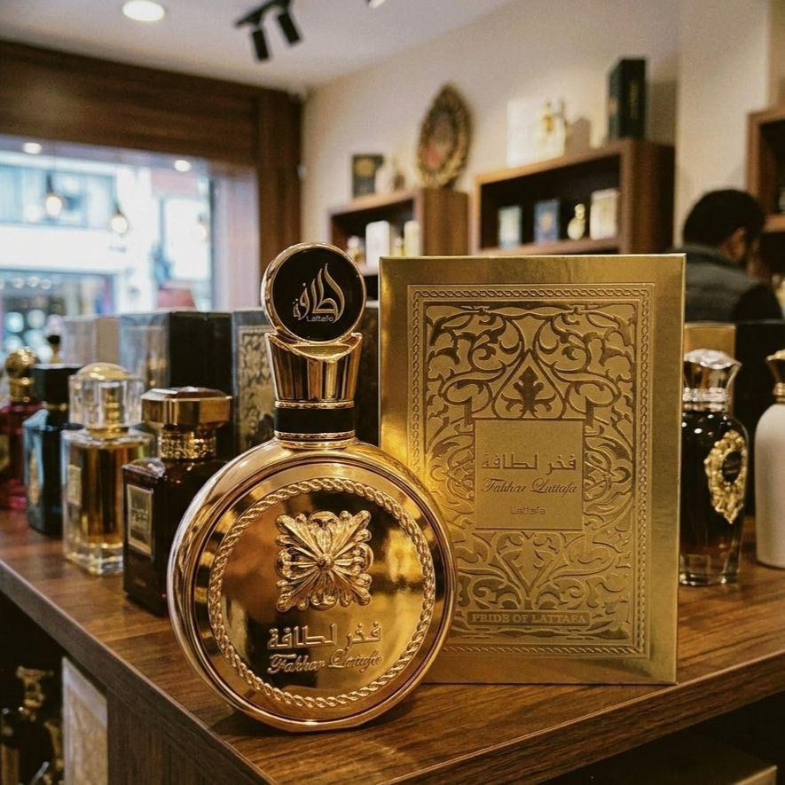 Perfume Árabe Lattafa Fakhar Gold Extrait Eau De Parfum 100m