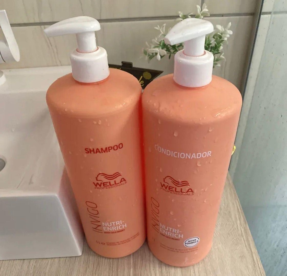 Kit Wella Invigo Nutri Enrich Sh, Cond E Válvulas