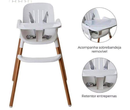 Burigotto Cadeira De Refeição Poke Polar