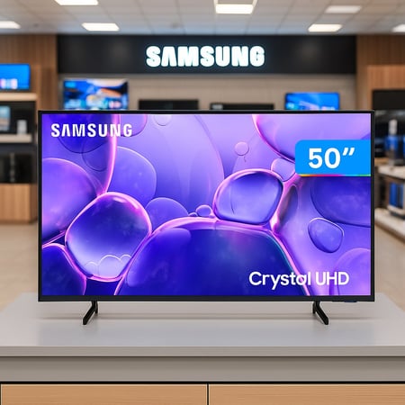 Smart TV 50" Samsung 2025 Crystal UHD 4K  Xbox Cloud Gaming Bixby Alexa Comando de Voz