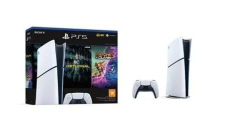 Bundle Console PlayStation 5 Slim (Sem Leitor) + 2 Jogos