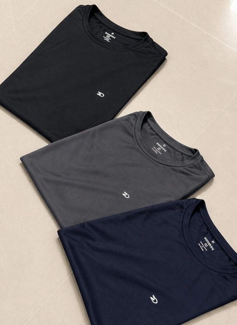 Kit 4 Camiseta Dry-fit Sandrini Masculina