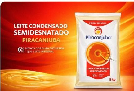 Leite Condensado Piracanjuba Bag 5kg