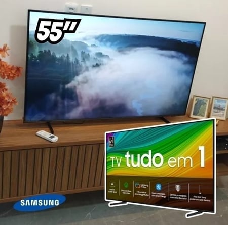 Samsung Smart Tv 55 Polegadas Qled 4k Q60d 2024 Qn55q60dagxzd