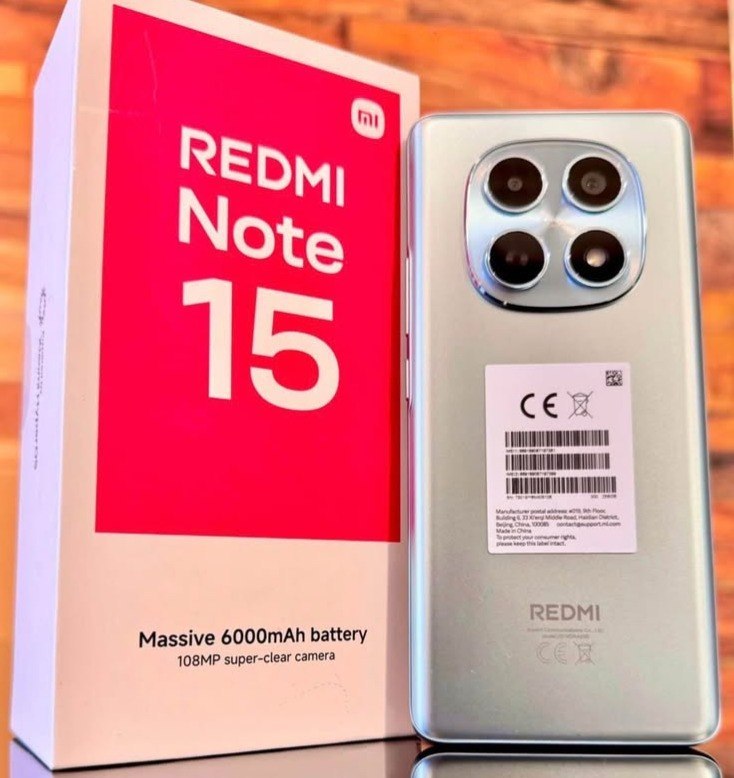Xiaomi Redmi Note 15 Tela AMOLED 6,77” Full HD+ 256gb 8gb Ram Global Câm. 108MP Bateria 6000mAh