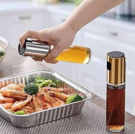 Spray Borrifador De Azeite Vinagre Oleo Shoyu Pulverizador de Vidro de 100ml Galheteiro Po...