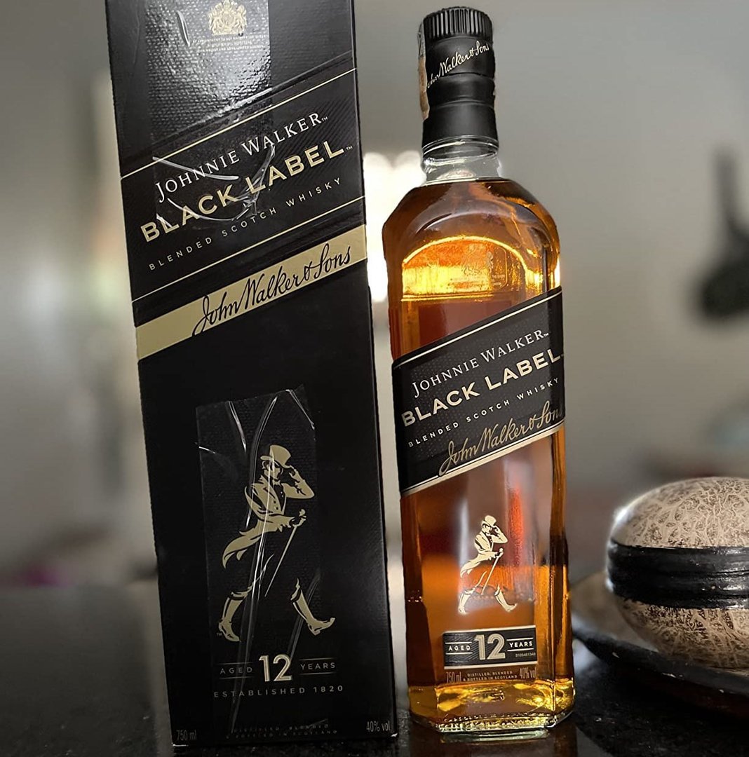 Whisky Johnnie Walker Black Label 12 Anos 750ml