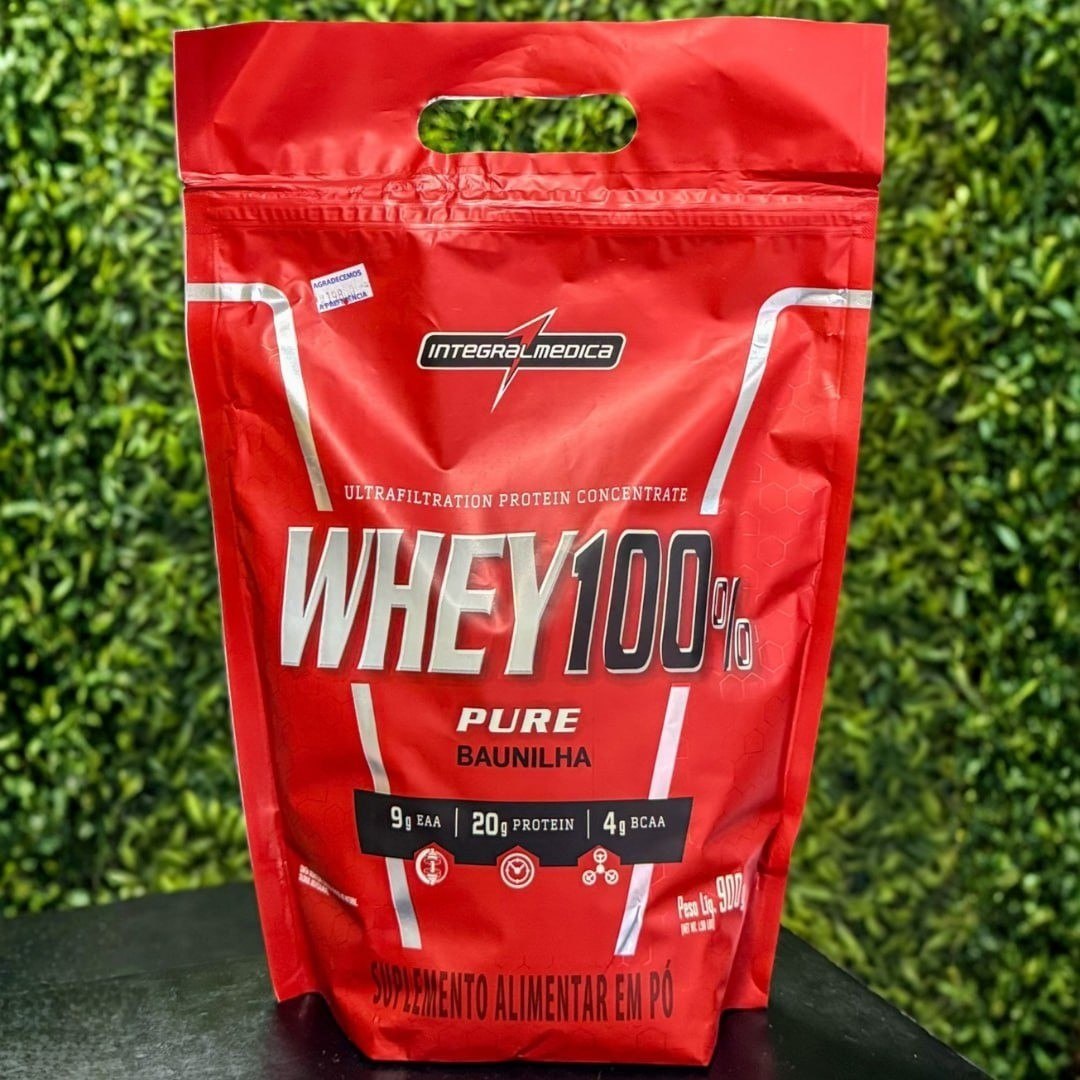 Whey 100% Pure Baunilha 900g Integralmedica