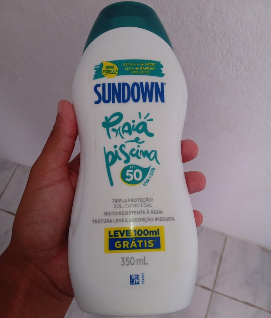 Sundown Protetor Solar Corporal Loção FPS 50 - 350ml
