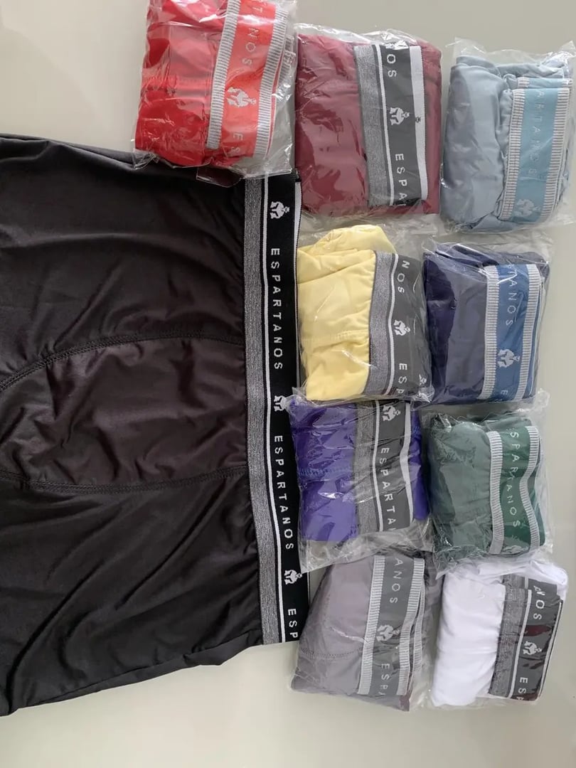 Kit Com 10 Cuecas Boxer Masculina Microfibra Original