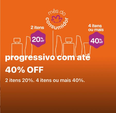 NATURA - Compre Mais e Pague Menos com os descontos progressivos!