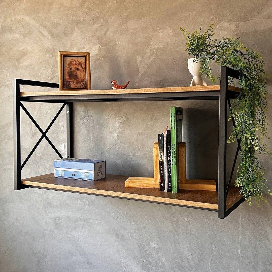 Prateleira Estilo Industrial 20x60 Não ENFERRUJA Não DESCASCA PINTURA