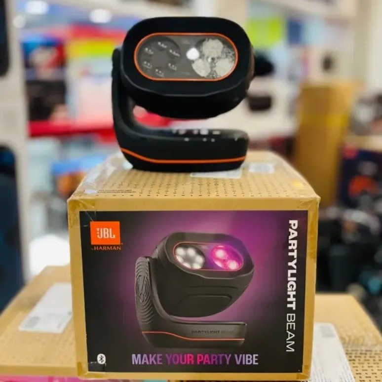 JBL, Luz para Festa Portátil, PartyLight Beam, Personalizável - Preto
